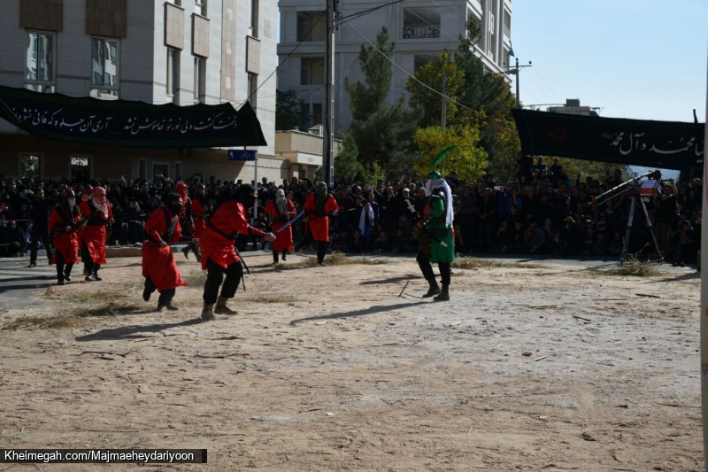 خیمه سوزان _ مجمع حیدریون مشهد