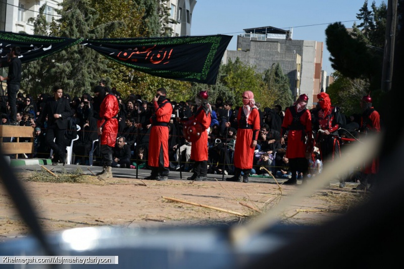 مجمع حیدریون _ مراسم خیمه سوزان