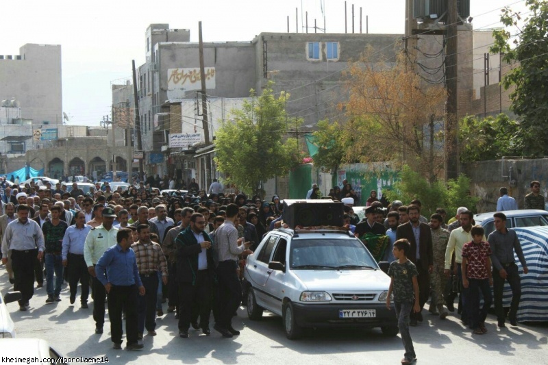 حضور‌خادمین‌حرم‌رضوی‌در‌شهرستان‌باغملک