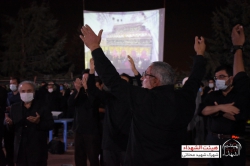 روضه خوانی حاج اکبر ریاحی در هیئت الشهدا شهرک محلاتی شب ۱۲ محرم ۹۹