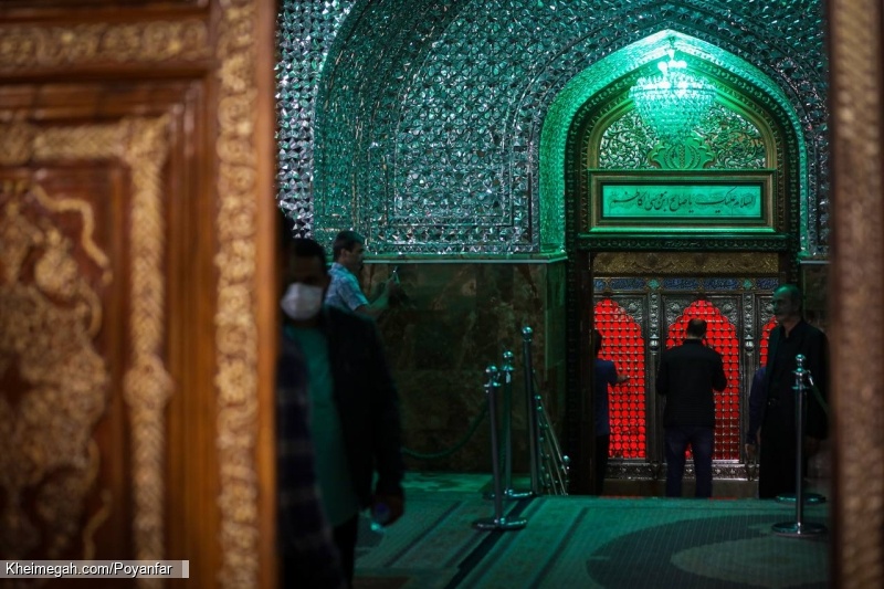 گزارش تصویری مراسم شهادت حضرت معصومه (س) - کربلایی محمدحسین پویانفر - آستان مقدس امامزاده صالح