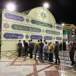 تصویر مراسم جشن شب ولادت امام رضا (ع) 18 اردیبهشت 1404 محمدحسین پویانفر - امامزاده صالح تجریش