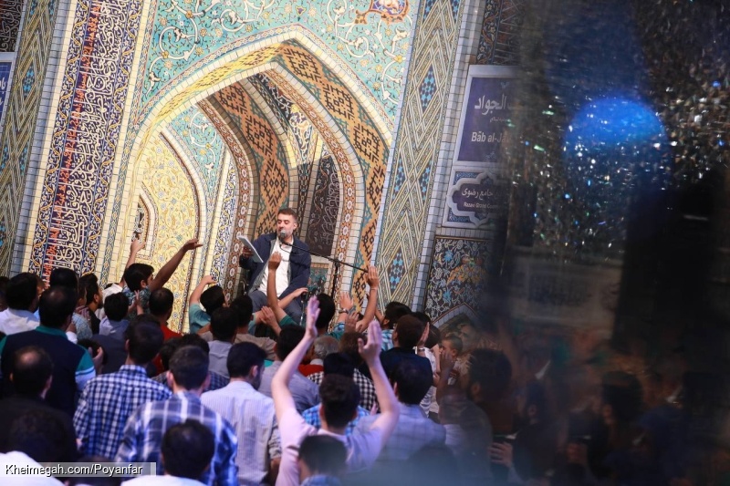 تصویر مراسم جشن شب ولادت امام رضا (ع) 18 اردیبهشت 1404 محمد حسین پویانفر - امامزاده صالح تجریش
