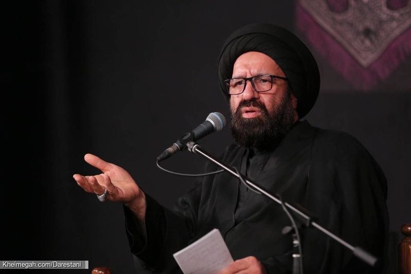 تصویر مراسم شهادت امام جعفر صادق (ع) 1405 حسینیه انصارالحسین (ع) استاد سید احمد دارستانی