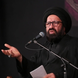 تصویر مراسم شهادت امام جعفر صادق (ع) 1405 حسینیه انصارالحسین (ع) استاد سید احمد دارستانی