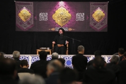 تصویر مراسم شهادت امام جعفر صادق (ع) 1405 حسینیه انصارالحسین (ع) استاد سید احمد دارستانی