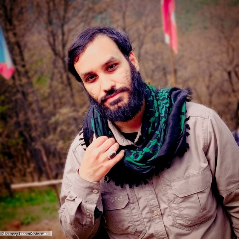 تصاویر کربلایی امیر کوهستانی در ورزقان محل شهادت شهید رئیسی