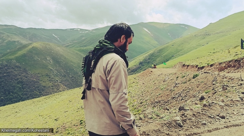 تصاویر کربلایی امیر کوهستانی در ورزقان محل شهادت شهید رئیسی