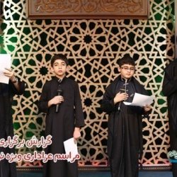 خادم الحسین مله محمد فراتی مراسم فاطمیه نوجوانان