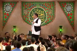 ولادت امام سجادع - سرود -از پلک تو ملک تا که نم شد - حاج محمود کریمی