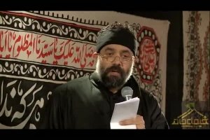 شب نهم محرم95_حاج محمود کریمی_واحد_حسین ازبین نخل ها اومد