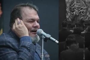 جلو چشای پسرش غریب گیر آوردنش - دانلود ویدئو کلیپ روضه شهادت حضرت زهرا فاطمیه 1404 حاج حیدر خمسه