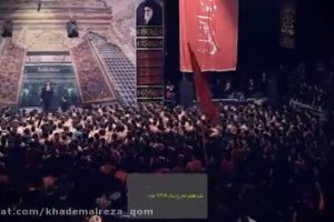 شب هفتم محرم95_واحد _حاج حسین سیب سرخی_لبها هلاک آب دلها زغصه