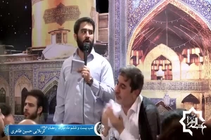 شب 26 ماه رمضان 96 - زمینه - یک مرد تنها تو کوچه ها