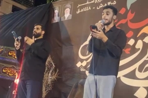 گزارش تصویری مراسم ماه صفر ،بانوای کربلایی ابوالفضل قلاوند